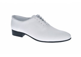 Pantofi barbati, eleganti, din piele naturala, Enzoclass, Alb ENZOABOX